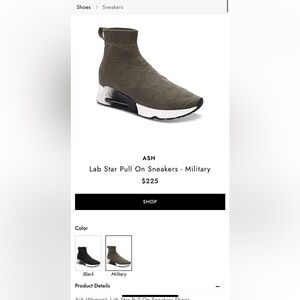 Ash Women's Lab Star Pull On Sneakers-Shoes